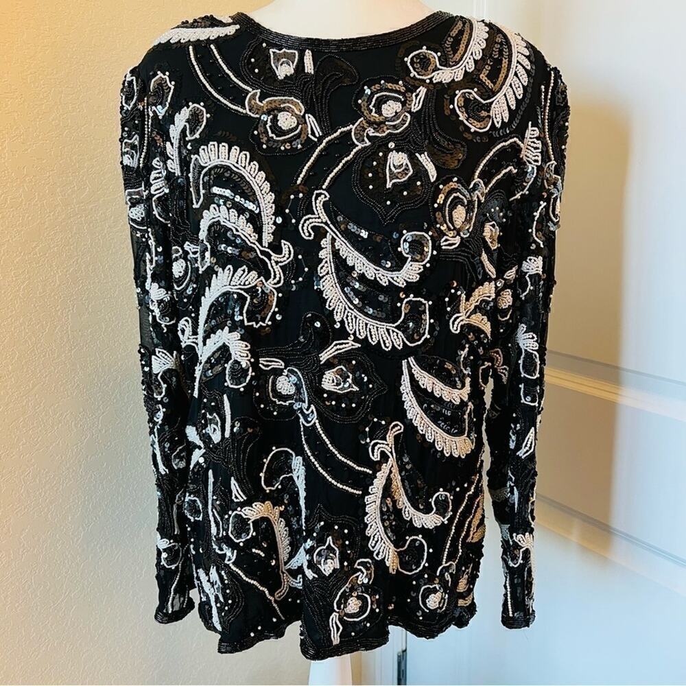 Niteline Vintage Fully Beaded Top